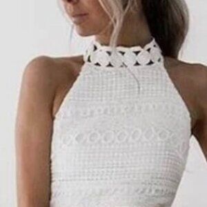 Two Sisters USA Size 4 Short Halter Dress